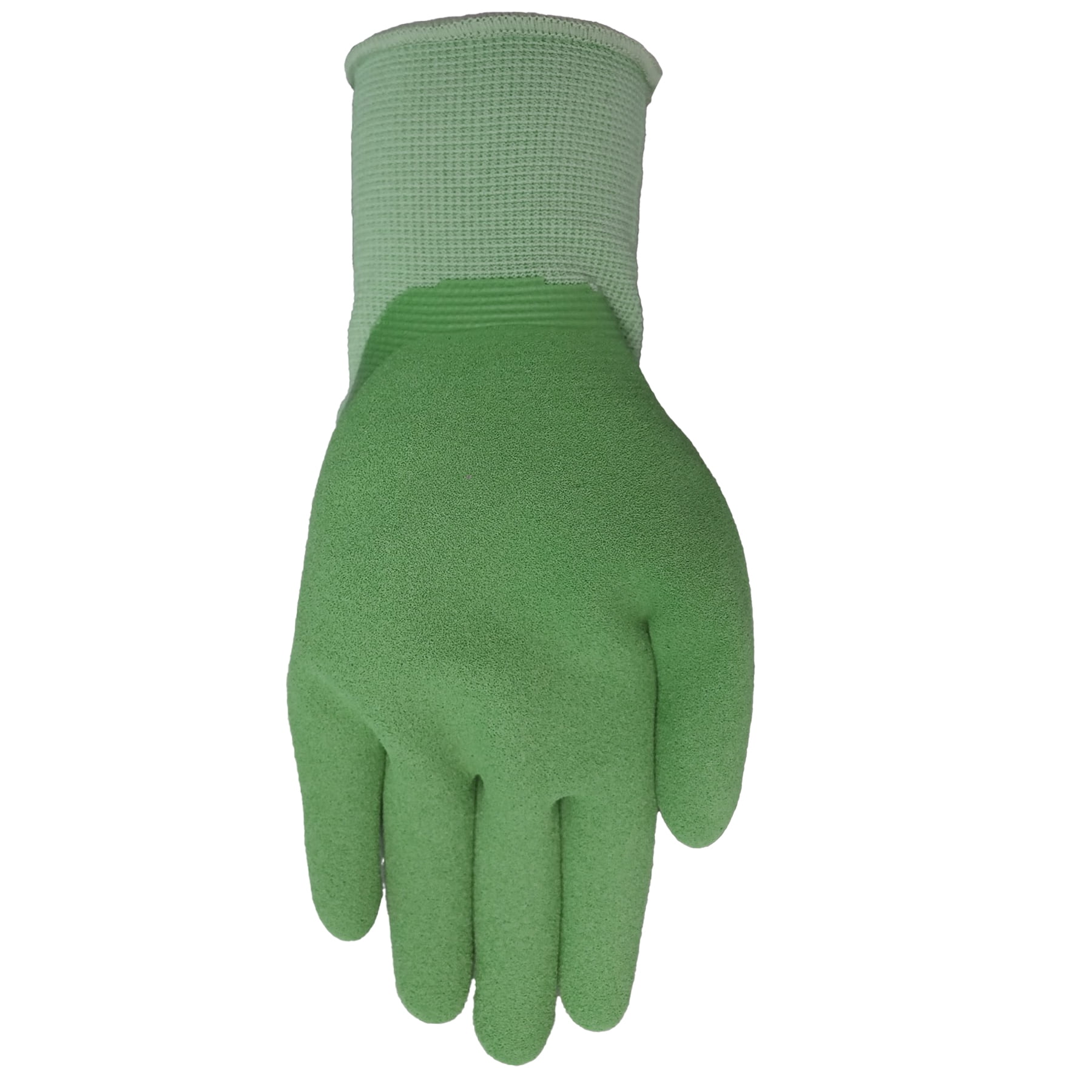 Expert Gardener Ladies Double Dipped Latex Glove, Small, Green
