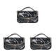 thumbnail image 3 of Yuarrent Bolsa de cosméticos con diseño de mármol, práctico bolso de mano de almacenamiento multiusos, bolsa de transporte, organizador de maquillaje tipo 3 3piezas Yuarrent CBP251973, 3 of 6