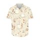 thumbnail image 4 of Blusas y camisas de manga corta con cuello en V Camisa estampada de Pascua para hombre Camisa abotonada Top de poliéster para hombre, 4 of 4
