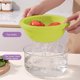 thumbnail image 5 of Cesta organizadora de cocina de 8 cuartos, escurridor y contenedor de almacenamiento de plástico apto para alimentos, diseño que ahorra espacio para verduras y utensilios, resistente y fácil, 5 of 8