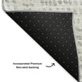 thumbnail image 3 of Addison Rugs Mayfield Washable Transitional Diamond Silver Rectangle Rug, 2'6" x 3'10", 3 of 6