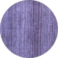 thumbnail image 1 of Ahgly Company Indoor Round Oriental Blue Modern Area Rugs, 8' Round, 1 of 4