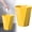 Yellow, variant on White 6L/10L Household Trash Can, Modern Paperless Garbage Bin for Living Room, Bathroom, Kitchen, Bedroom, Office, Durable PP Plastic Waste Basket, 30 × 23 cm