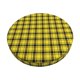 thumbnail image 1 of Disketp Yellow Checkered Plaid Funda Redonda para Taburete, Funda de Cojín para Silla de Bar Suave y Elástica-13 inch, 1 of 7
