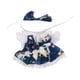 thumbnail image 2 of 3 x 20 cm Ropa de muñeca en miniatura Ropa de muñeca linda Disfraz de moda Hecho a mano Niña Azul, 2 of 6