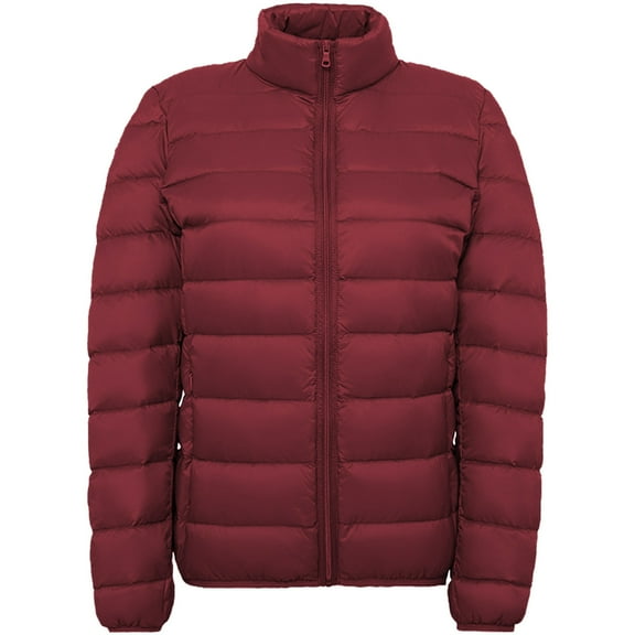 Niaviben Lightweight Puffer Jacket Women Cropped Puffer Jacket Women Quilted Jackets for Women's Jacket Winter Coats Winter Coat Women Womens Fall Jackets Red 1 XL