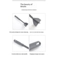 thumbnail image 4 of Meat patty grinder, salad mixer, mashed potatoes grinder, Ground Non Stick Mix Chopper, Potato Masher Tool（grey）, 4 of 5