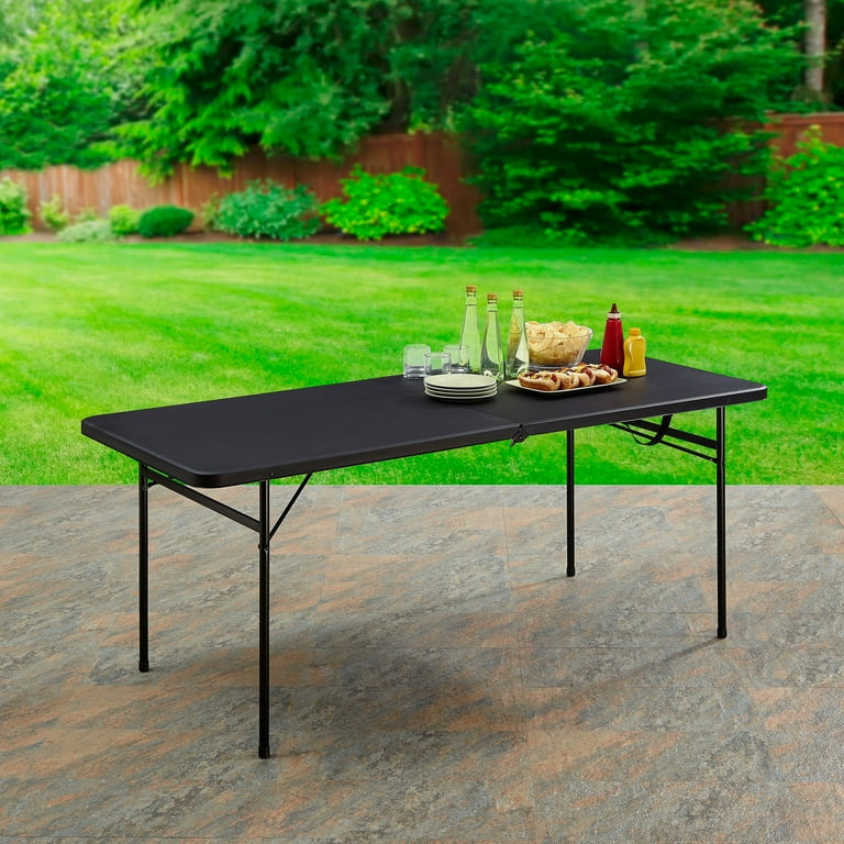 6 foot fold in half table walmart discount