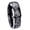 Black 2 Tone Polish Edge, variant on Irish Claddagh Concave Black Tungsten Men Ring 10MM