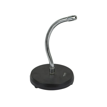 MONOPRICE Desktop Microphone Stand with Gooseneck & Solid