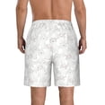 thumbnail image 3 of Naloa Cute Poodle Dog Men's Beach Shorts, Surfing shorts, Swim trunks, Quick Dry Swim Trunks for Surfing Beach Fun - 3X-Large, 3 of 9