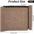 thumbnail image 2 of 53.5 x 11.8 Inch 0.7mm Gray Solid Color PU Leather Roll Frosted Suede Leather Fabric Soft Scratch-Resistant Waterproof Leatherette Sheet for DIY Crafts Uolstery Furniture 1pc, 2 of 9