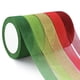 thumbnail image 1 of Cinta de Organza Transparente 1x125yd 5 Rollos para Regalos de Navidad, 1 of 7