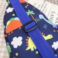 thumbnail image 3 of Bolsa De Pecho Bolso De Pecho Bolso Riñonera de nailon para niños, bandolera, con estampado de pecho de caballo y cuerno de dinosaurio, 3 of 8