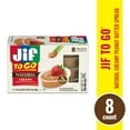 thumbnail image 2 of Jif To Go Natural Creamy Peanut Butter Spread, 8 Cups, 1.1 oz Each, 2 of 12