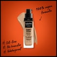 thumbnail image 2 of NYX Professional Makeup Can't Stop Won't Stop 24hr Full Coverage Liquid Foundation, Matte Finish, Waterproof, Soft Beige, 2 of 8