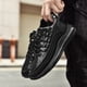thumbnail image 2 of Zapatos de cuero para hombre, casuales, deportivos, de otoño, con estampado de cocodrilo, para hombre, superficie de cuero que combina con todo, impermeables, antideslizantes, superficie lisa,, 2 of 6