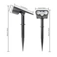 thumbnail image 4 of Lámpara De Piso Luz solar 39 LED Lámpara de césped LED IP65 Camino impermeable 1500MAh para etapa de carretera Likrtyny Para estrenar, 4 of 6