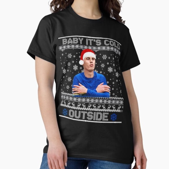Cole Palmer Holiday Jumper Baby It’s Cold Outside Festive Winter Tee Unisex T-Shirt, up to size 5XL