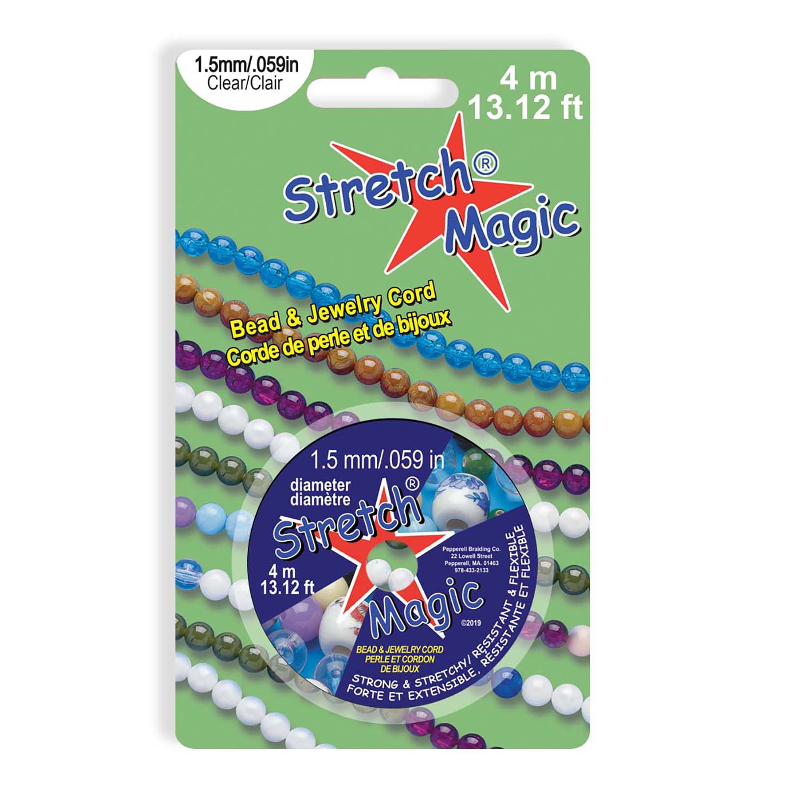 Stretch Magic 1.5mm Bead & Jewelry Cord, 12 Pack
