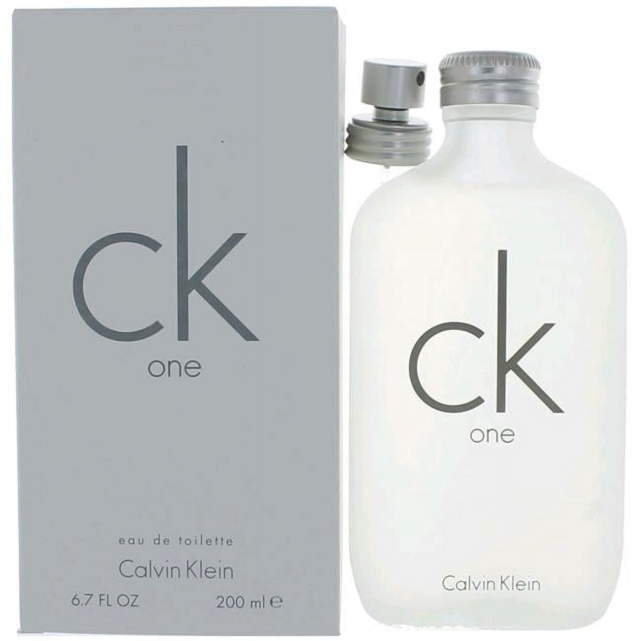 Calvin Klein, CK One Eau de Toilette, 6.7 oz, Unisex Citrus Fresh