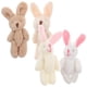 thumbnail image 1 of 4pcs Mini Plush Bunny Cute Stuffed Animal Rabbit Doll with Short Lanyard Mini Plush Rabbit Pendants Tiny Stuffed Rabbit Charms, 1 of 4