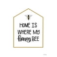 thumbnail image 2 of Larson, Lisa 15x18 Gold Ornate Wood Framed with Double Matting Museum Art Print Titled - Home is Where My Honey Bee, 2 of 4