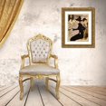 thumbnail image 3 of de Toulouse-Lautrec, Henri  19x24 Gold Ornate Wood Framed with Double Matting Museum Art Print Titled - Divan Japonais Poster, 3 of 4