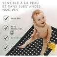 thumbnail image 4 of Alfombra de baño antideslizante agradable para la piel Alfombra de baño antideslizante de 88x39 cm Alfombra de ducha lavable a máquina y resistente al moho sin BPA （negro）,, 4 of 5
