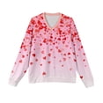 thumbnail image 5 of LWavelet Men's Valentine's Theme Graphic Sweater - Playful Pattern, Perfect for Valentine's Day Parties & Casual Leisure Light pink M, 5 of 5