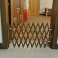 thumbnail image 4 of Flmtop 33-110cm Dogs Wooden Fence Gate Panel Expandable Pet Safety Separation Barrier, 4 of 8
