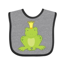 Inktastic Frog Prince Boys or Girls Baby Bib