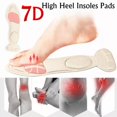 thumbnail image 3 of 7D Memory Foam Insole Pad Inserts Heel Post Back Breathable Anti-slip for High Heel Shoe 2 IN 1 Insert Protector Shoes Insoles, 3 of 4