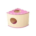 thumbnail image 2 of Comfortable Fan-Shaped Cats Bed Villa, Enclosed Multi-Cats Bed with Scratch-Proof Felt, Tool-Free Assembly, Space-Optimizing for Home Corners, All-Season Pet Resting Spot, Size: 23.62x15.75in, 2 of 6