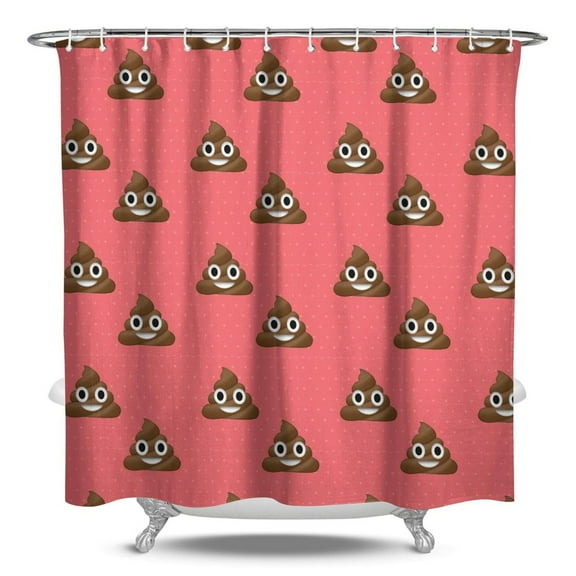 Cute Cartoon Shower Curtain for Kids Bathroom - Waterproof Colorful Rainbow Animals Design with Metal Grommets & Hooks, 84x72 Inch Machine Washable Quick Dry