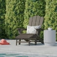 thumbnail image 3 of Flash Furniture Newport Adirondack Chair with Cup Holder and Pull Out Ottoman Brown (LEHMP1044110BR), 3 of 9
