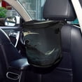 thumbnail image 6 of Qxltty Playing Guitar on The Moon Car Trash Can with Lid Vehicle Backseat Hanging Leak Proof Storage Bin, 6 of 7