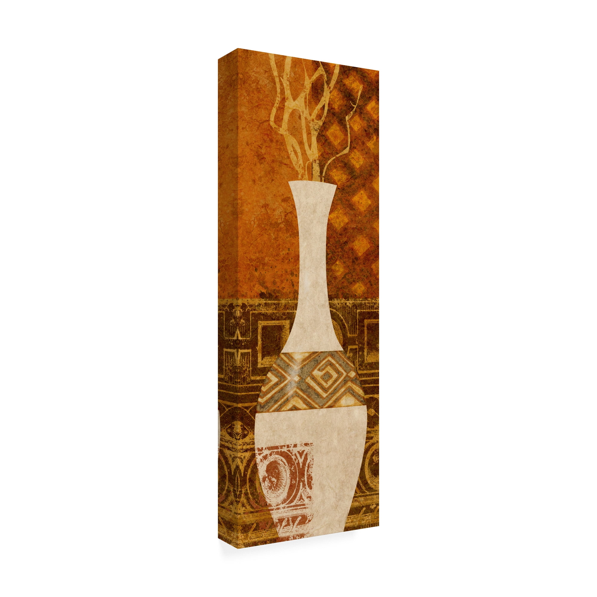 Trademark Fine Art 'Ethnic Vase I' Canvas Art by Alonzo Saunders