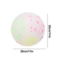 thumbnail image 3 of Globos estrella que brillan en la oscuridad - Decoración luminosa para fiestas en pack de 5 para bodas, cumpleaños y eventos en interiores/exteriores, 3 of 4