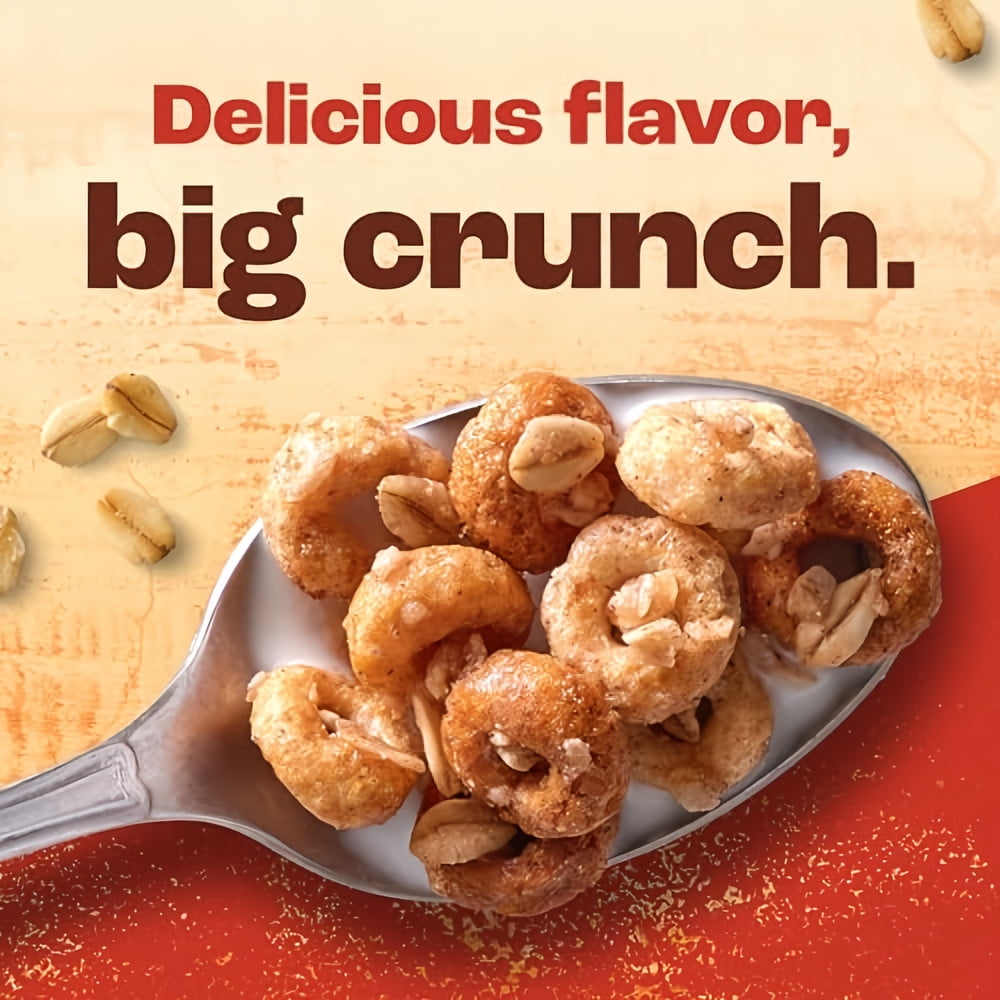 Cheerios Cinnamon Oat Crunch Cereal, 18.2 oz (Pack of 5)