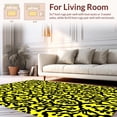 thumbnail image 2 of Flatwoven High Traffic Area Rug, Luxe Leopard Print Area with Sophisticated Color Blend, Non Slip, Stain Resistant, Washable Area Rugs for Living Room, Bedroom(Yellow, 8), 2 of 8