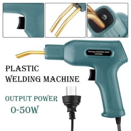 

Gaiseeis 50W Hot Stapler Plastic Welding Machine Car Bumper Re-pair Kit Plastic Re-pair Kit Hot Staple Car Bumper Crack Re-pair Tools Cyan