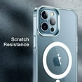 thumbnail image 7 of JETech Magnetic Case for iPhone 12 Pro Max 6.7-Inch Compatible with MagSafe Wireless Charging, Shockproof Phone Bumper Cover, Anti-Scratch Clear Back (Clear), 7 of 7