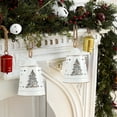 thumbnail image 4 of White Christmas Bells Iron Ornament, 11x7x7 Inch Holiday Hanging Decor for Tree Door Wall, Festive Decoration, 4 of 6