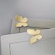 thumbnail image 2 of 1 Pair of Butterfly Cabinet Knobs Drawer Pulls Modern Dresser Handle Furniture Hardware, 2 of 4