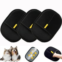 Celery Pets Double Sided Grooming Glove, Pet Hair Remover Gloves for Dog & Cat, Versatile Grooming Gloves for Washing, Deshedding, Grooming, Reusable Pet Hair Remover Glove for Washing(Black, 3pcs)
