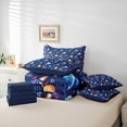thumbnail image 6 of Homewish Cartoon Rocket 7-Piece Twin Bedding Sets for Preppy Children Boys,Outer Space Bedding Comforter Set,Universe Galaxy Planet Breathable Sheet Sets,Ultra Soft Home Decor,Reversible, 6 of 8