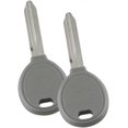 thumbnail image 1 of 2-Pack Aftermarket Uncut Ignition Key Replacements with Transponder Chip -, 1 of 5