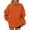 Orange_01#A731, variant on Homozy Women's Fleece Hoodie Long Sleeve Fleece Soft Hoodie with Kangaroo Pockets Loose Fit Pullover Solid Color Basic Hooded Sweatshirts Dark Purple 2XL