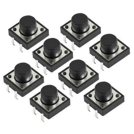 10x Momentary Tact Tactile Push Button Switch Non Lock 4 Pin DIP